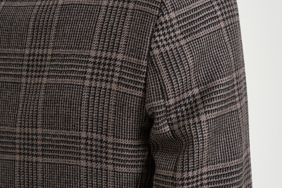 Blazer donna Jparigi a quadri grigio 340361 ET842 TAGLIATORE 