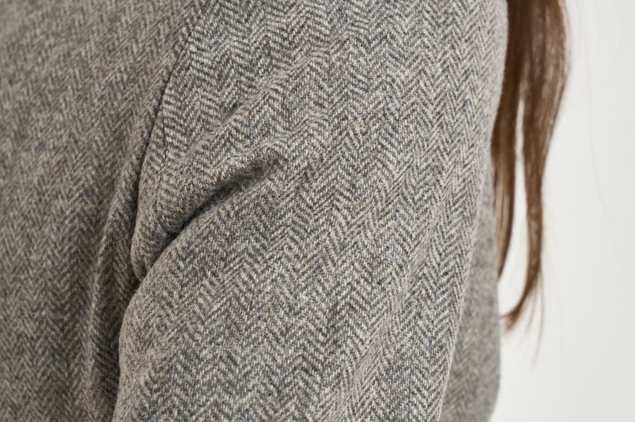 Blazer donna Coreen doppiopetto grigio mélange 610017 G1199 TAGLIATORE 