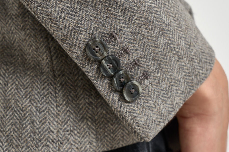 Blazer donna Coreen doppiopetto grigio mélange 610017 G1199 TAGLIATORE 