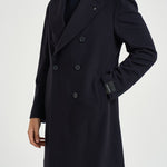 Cappotto uomo doppiopetto blu notte ARDEN 350001B5054 TAGLIATORE 