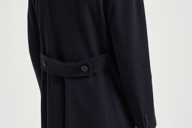 Cappotto uomo doppiopetto blu notte ARDEN 350001B5054 TAGLIATORE 