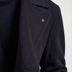 Cappotto uomo doppiopetto blu notte ARDEN 350001B5054 TAGLIATORE 