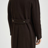 Cappotto uomo doppiopetto marrone scuro ARDEN 350001EM940 TAGLIATORE 