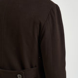 Cappotto uomo doppiopetto marrone scuro ARDEN 350001EM940 TAGLIATORE 