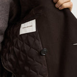 Cappotto uomo doppiopetto marrone scuro ARDEN 350001EM940 TAGLIATORE 