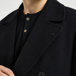 Cappotto uomo doppiopetto nero ARDEN 350001N5051 TAGLIATORE 