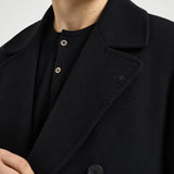 Cappotto uomo doppiopetto nero ARDEN 350001N5051 TAGLIATORE 