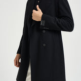 Cappotto uomo doppiopetto nero ARDEN 350001N5051 TAGLIATORE 
