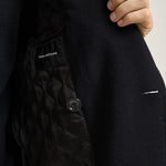 Cappotto uomo doppiopetto nero ARDEN 350001N5051 TAGLIATORE 