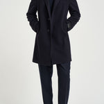 Cappotto uomo monopetto blu navy CFBM13X 350001B5054 TAGLIATORE 