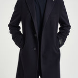 Cappotto uomo monopetto blu navy CFBM13X 350001B5054 TAGLIATORE 