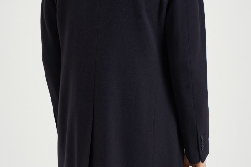 Cappotto uomo monopetto blu navy CFBM13X 350001B5054 TAGLIATORE 