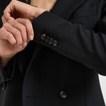 Blazer donna doppiopetto nero H50044 N1188 TAGLIATORE 