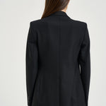 Blazer donna doppiopetto nero H50044 N1188 TAGLIATORE 