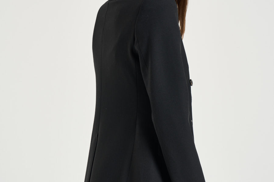 Blazer donna doppiopetto nero H50044 N1188 TAGLIATORE 