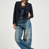 Blazer donna doppiopetto J-Parigi blu JPARIGI 010021 B1219 TAGLIATORE 