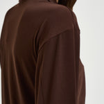 Abito donna Lilia midi marrone T200108A TJP199DARKBROWN THE ANDAMANE 