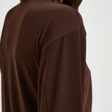 Abito donna Lilia midi marrone T200108A TJP199DARKBROWN THE ANDAMANE 