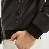 Bomber uomo in pelle marrone scuro DEREK PLONGEE06 THE JACK LEATHERS 