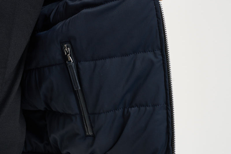 Bomber uomo in pelle marrone scuro DEREK PLONGEE06 THE JACK LEATHERS 