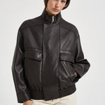 Giacca donna in pelle testa di moro DROITE 06 THE JACK LEATHERS 