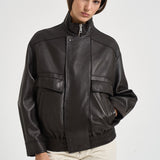 Giacca donna in pelle testa di moro DROITE 06 THE JACK LEATHERS 
