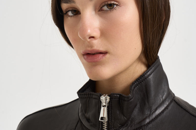 Giacca donna in pelle testa di moro DROITE 06 THE JACK LEATHERS 