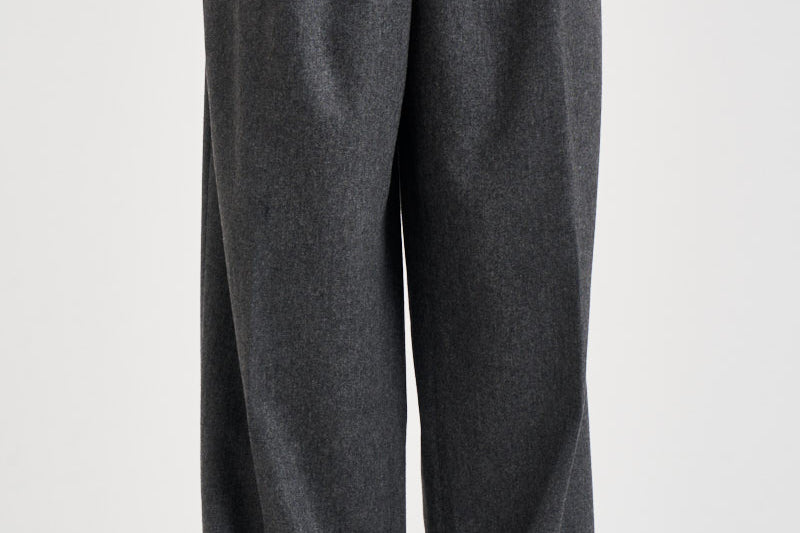 Pantaloni donna palazzo antracite mélange AXEL T0012GREY THE LATEST 