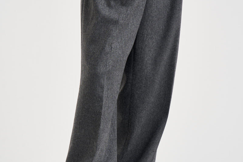 Pantaloni donna palazzo antracite mélange AXEL T0012GREY THE LATEST 