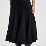 Gonna donna longuette a sirena nera ERICA W0234T002 THE LATEST 
