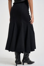 Gonna donna longuette a sirena nera ERICA W0234T002 THE LATEST 
