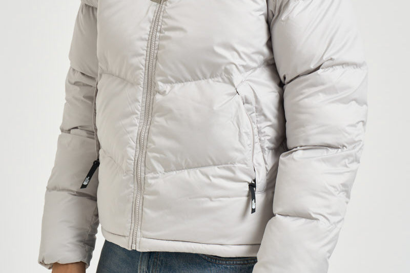 Piumino Saikuro uomo bicolore grigio chiaro e tortora 853I P48 THE NORTH FACE 