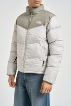 Piumino Saikuro uomo bicolore grigio chiaro e tortora 853I P48 THE NORTH FACE 