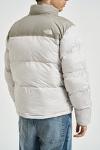 Piumino Saikuro uomo bicolore grigio chiaro e tortora 853I P48 THE NORTH FACE 
