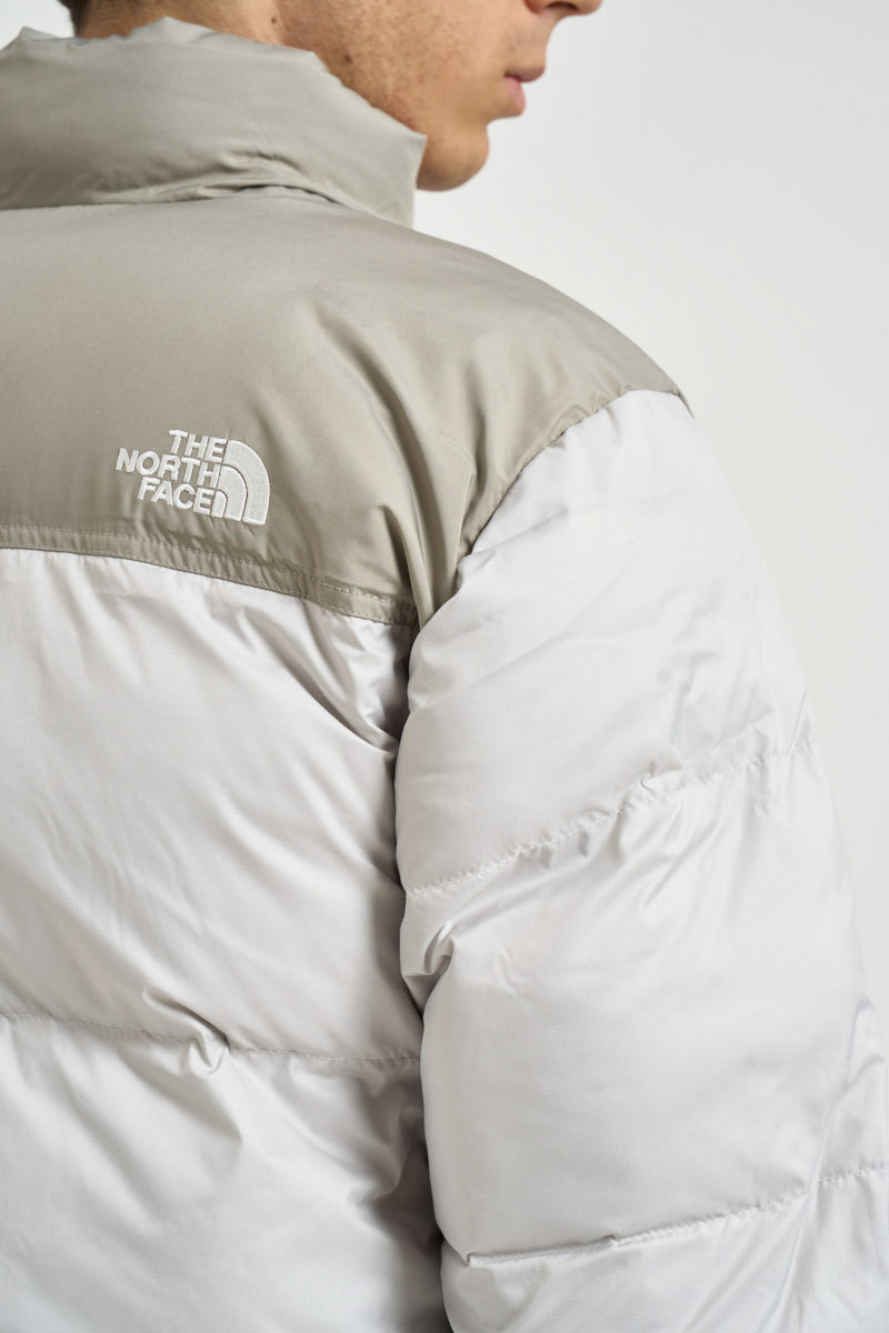 Piumino Saikuro uomo bicolore grigio chiaro e tortora 853I P48 THE NORTH FACE 