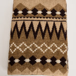 Sciarpa in maglia beige panna e marrone 106212 CHESTNUT UGG 