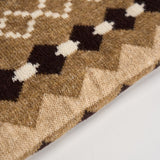 Sciarpa in maglia beige panna e marrone 106212 CHESTNUT UGG 