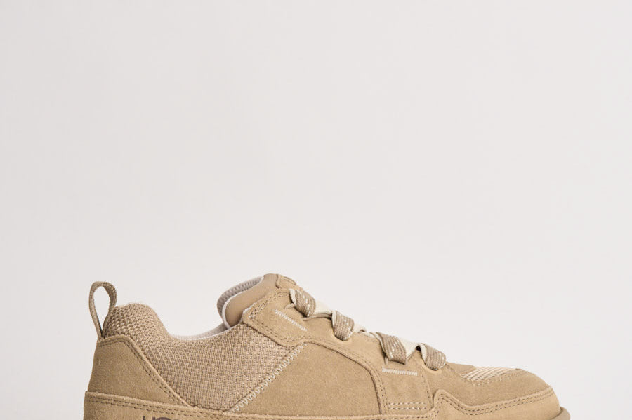 Scarpa uomo Lowmel in suede beige 1169493 MUSTARD SEED UGG 