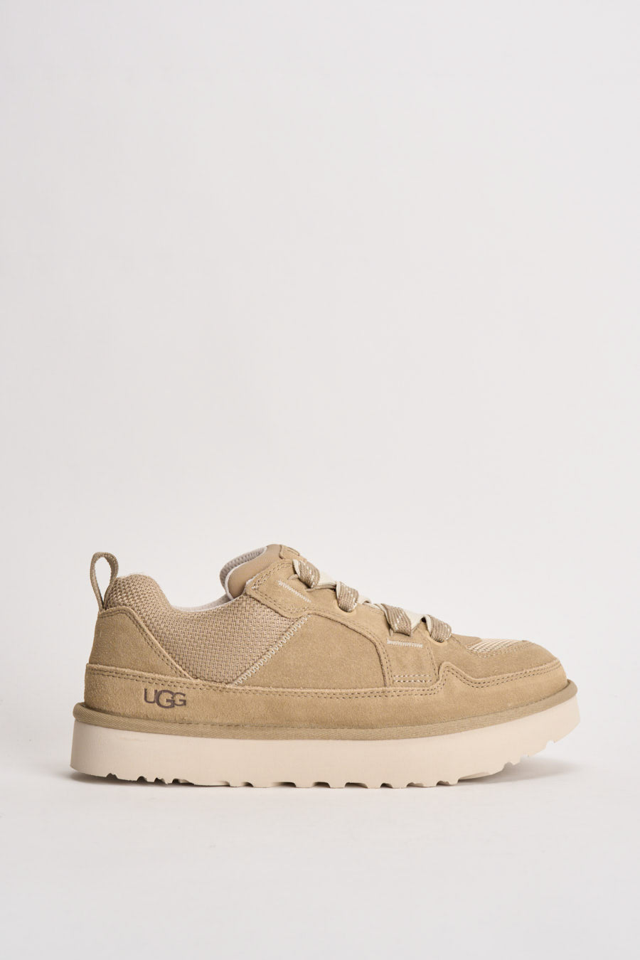 Scarpa uomo Lowmel in suede beige 1169493 MUSTARD SEED UGG 