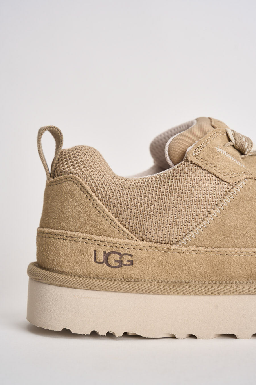 Scarpa uomo Lowmel in suede beige 1169493 MUSTARD SEED UGG 
