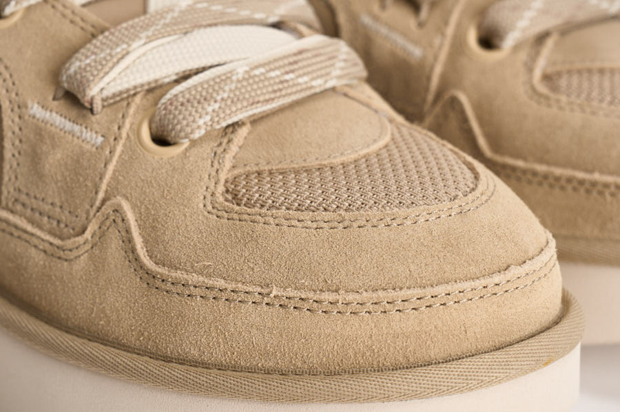 Scarpa uomo Lowmel in suede beige 1169493 MUSTARD SEED UGG 