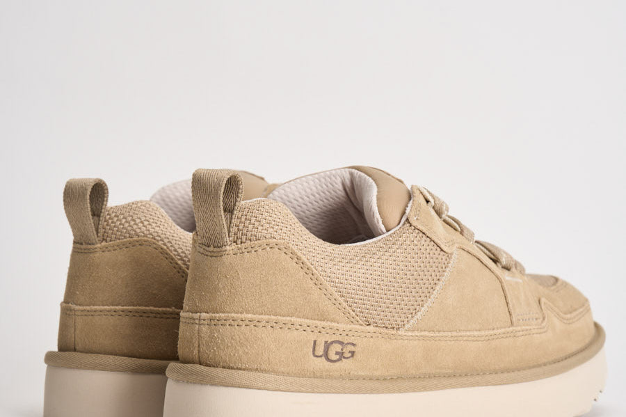Scarpa uomo Lowmel in suede beige 1169493 MUSTARD SEED UGG 