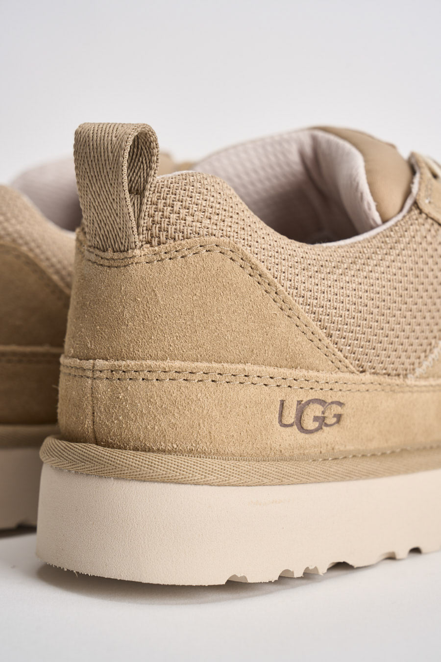 Scarpa uomo Lowmel in suede beige 1169493 MUSTARD SEED UGG 