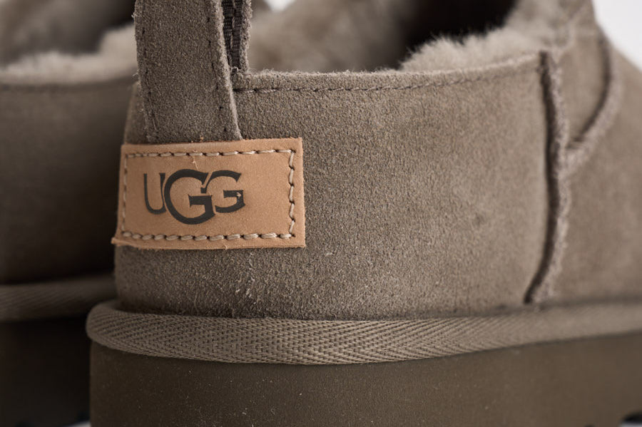 Stivale basso donna Classic Micro grigio chiaro 1173891 DRIED OREGANO UGG 