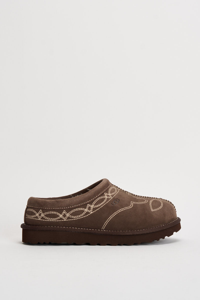 Scarpe donna tasman western in suede tortora 1182251 BURNT CEDAR UGG 