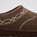 Scarpe donna tasman western in suede tortora 1182251 BURNT CEDAR UGG 