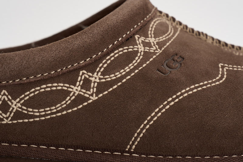 Scarpe donna tasman western in suede tortora 1182251 BURNT CEDAR UGG 