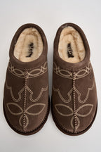 Scarpe donna tasman western in suede tortora 1182251 BURNT CEDAR UGG 