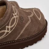 Scarpe donna tasman western in suede tortora 1182251 BURNT CEDAR UGG 