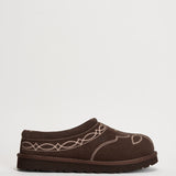 Scarpa uomo tasman western in suede cioccolato 1182262 BURN CHEDDAR UGG 